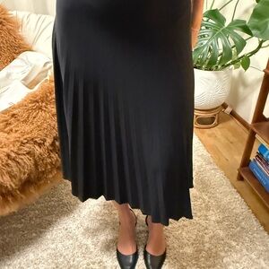 Tracy Reese Black Midi Skirt